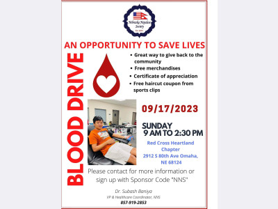 NNS Annual Blood Drive - 2023