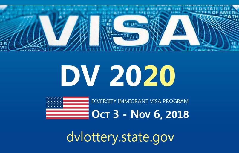 2020 Diversity Visa Program (DV-2020) is now open - Ending soon